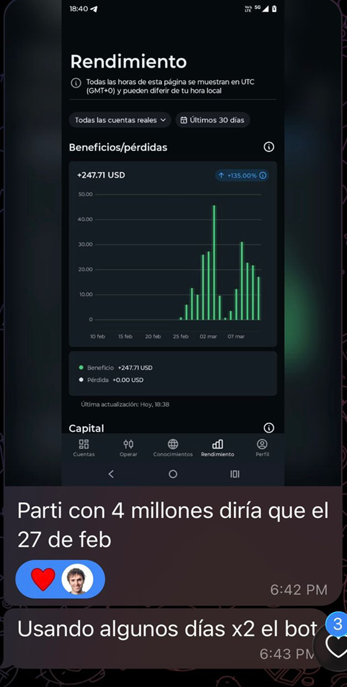 Resultado de inversión